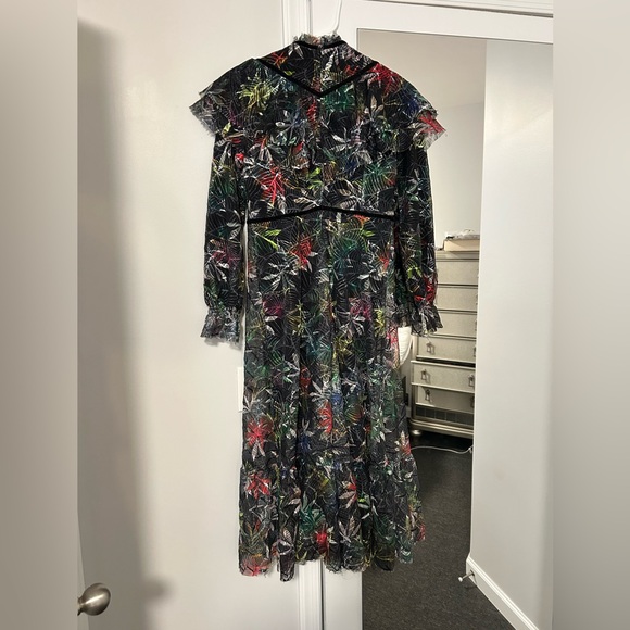 Junees ruffle multicolor dress midi - Picture 2 of 2